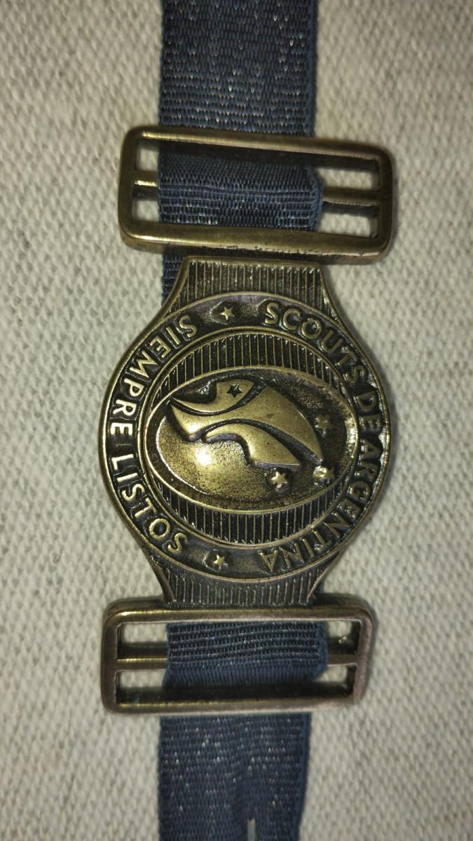 Hebilla Scouts de Argentina 